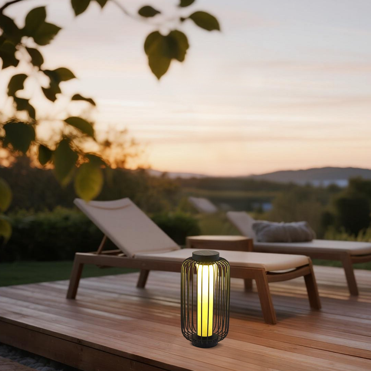 Modern Solar Floor Lamp